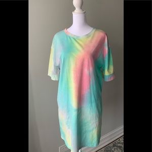 Codexmode Tie Dye Short Sleeve Tunic